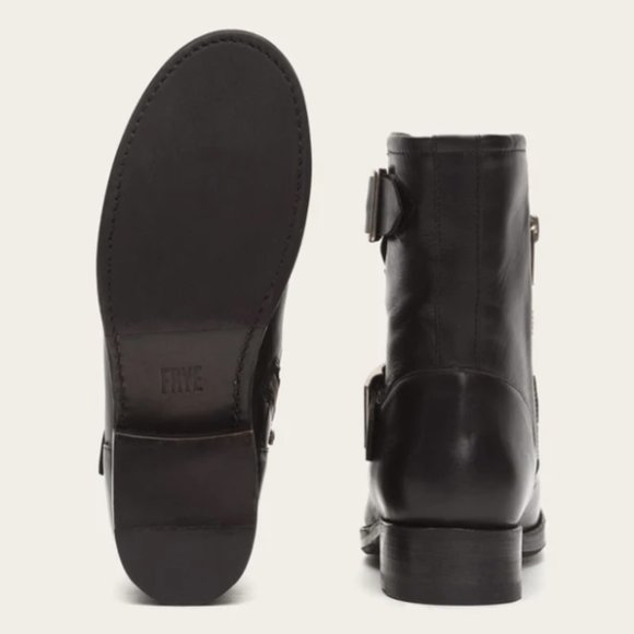 HP🎉 FRYE Vicky Engineer Boot 6.5 NEW in BOX Black - Picture 5 of 16